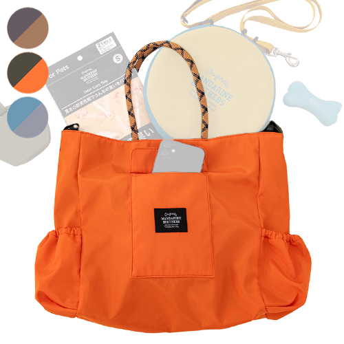 【MANDARINE BROTHERS】REVERSIBLE 3WAY TOTE / マンダリンブラザーズ　リバーシブル3WAYトート