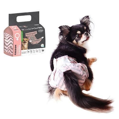 【M-PETS】エムペッツ　女の子用カーボンオムツ ＜全6サイズ＞