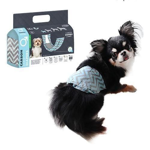 【M-PETS】エムペッツ　男の子用カーボンオムツ＜全4サイズ＞
