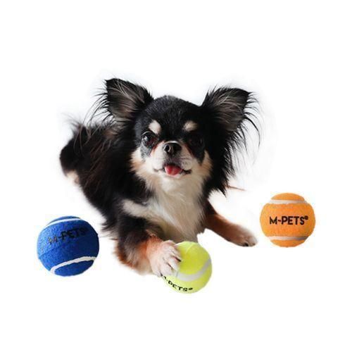 【M-PETS】エムペッツ　HOP Tennis Ball 3個セット　＜全3色、全2サイズ＞
