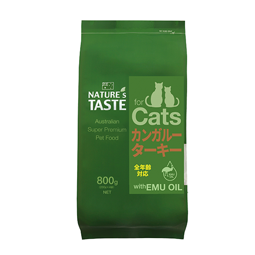 【NATURE'S TASTE】ネイチャーズテイスト　グレインフリーキャット カンガルー＆ターキー 全年齢対応