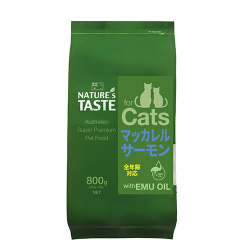 【NATURE'S TASTE】ネイチャーズテイスト　グレインフリーキャット マッカレル＆サーモン 全年齢対応
