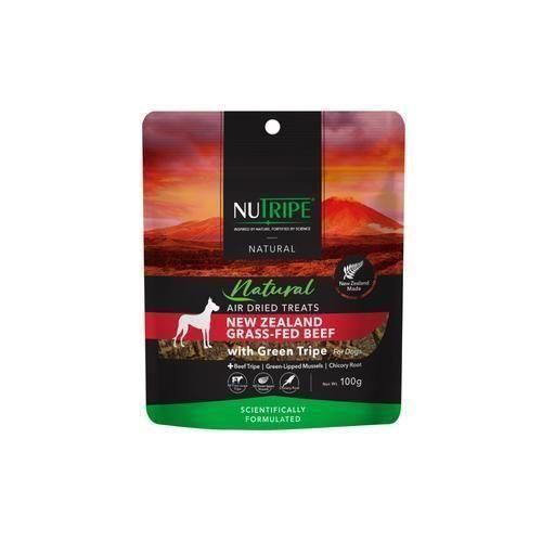【NUTRIPE】ニュートライプ　ナチュラル　エアードライ　トリーツ　ビーフwithグリーントライプ