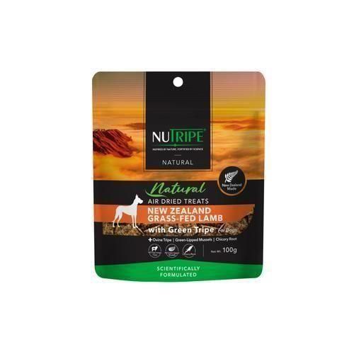 【NUTRIPE】ニュートライプ　ナチュラル　エアードライ　トリーツ　ラムwithグリーントライプ