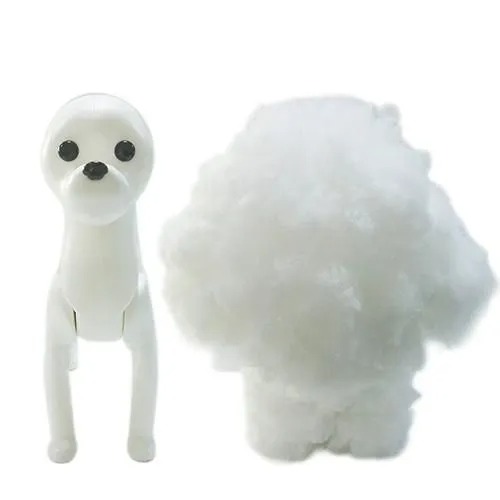【RIKEI】 ビションフリーゼプラスチックモデル（全身モデル） / 全身用ビションフリーゼウィッグ 　マネキン