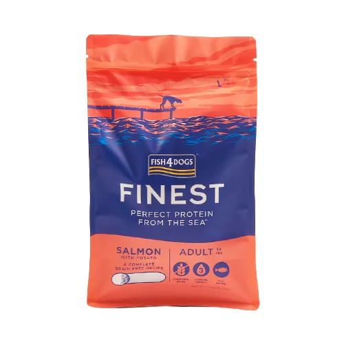 【FISH4DOGS】FINEST　フィッシュフォードッグ　ファイネスト　サーモン大粒（総合栄養食）400g / 1.5kg / 3kg / 6kg / 12kg