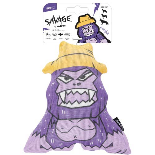 【M-PETS】エムペッツ　SAVAGEドッグトイ ゴリラ