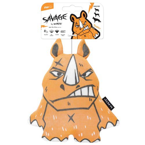 【M-PETS】エムペッツ　SAVAGEドッグトイ ライノー