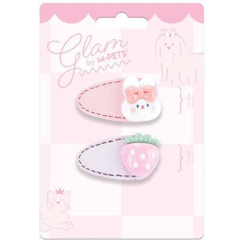 【M-PETS】エムペッツ　GLAMヘアーアクセサリー CLIP うさぎ