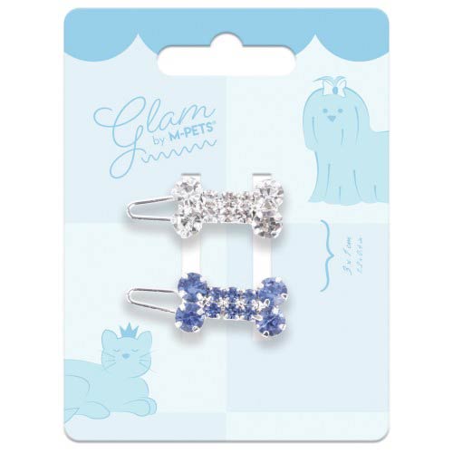 【M-PETS】エムペッツ　GLAMヘアーアクセサリー CLIP きらきらボーン
