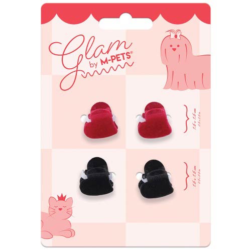 【M-PETS】エムペッツ　GLAMヘアーアクセサリー CLIP ベロアハート