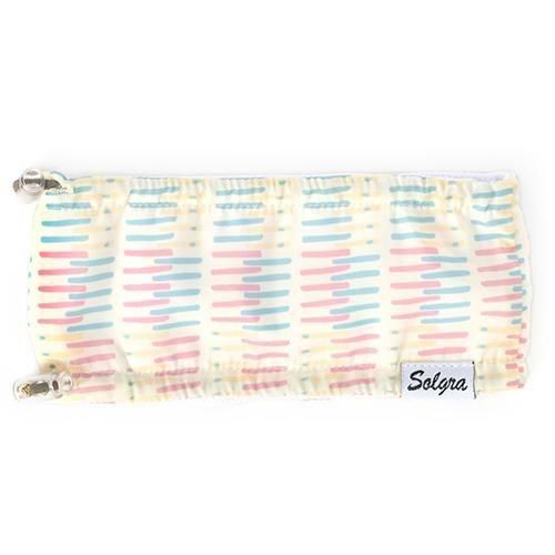 【Solgra】ソルグラ　しましま柄クールネック