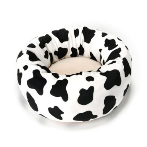 【Solgra】ソルグラ　牛柄ラウンドベッド