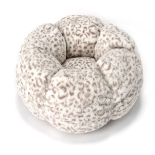 【Solgra】ソルグラ　ヒョウ柄花型ベッド