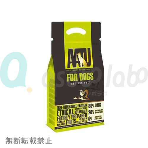 【AATU】FOR DOGS DUCK / アートゥー　フォードッグ　ダック（総合栄養食）＜1.5kg・5kg＞