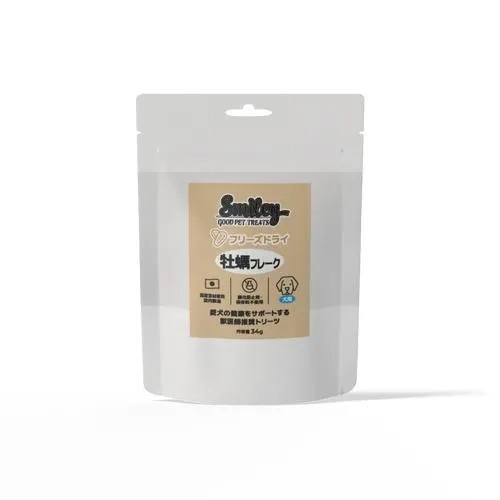 【Smiley】犬用フリーズドライ　牡蠣フレーク