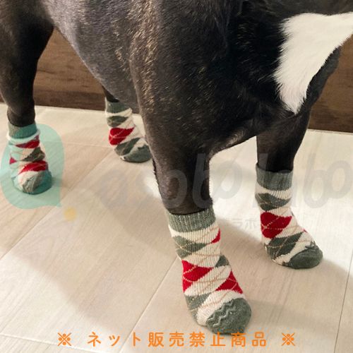 【ペットアドバンス】犬用靴下　スキッター　限定柄