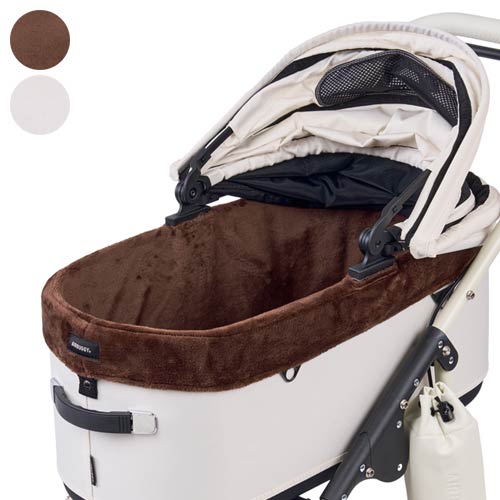 【AIRBUGGY FOR PET】DOME3 CORNER COT COVER FUR / エアバギーフォーペット　ドーム3　コットカバーファー　＜全2色・2サイズ＞