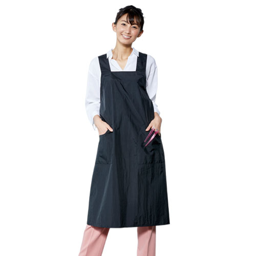 【ワコウ】サロンエプロン　＜全4色＞