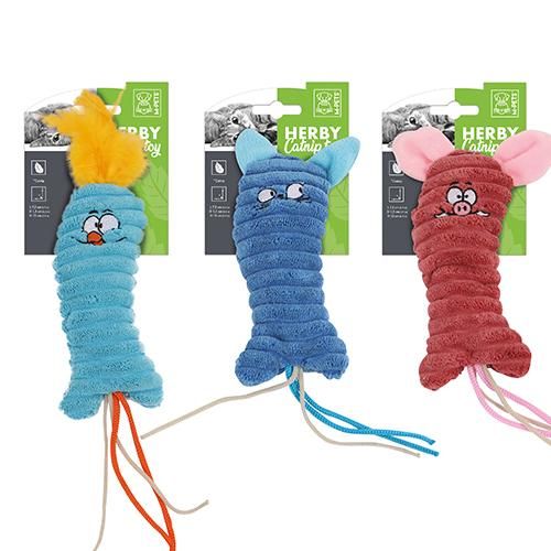【M-PETS】エムペッツ　HERBYキャットニップトイ　アニマル