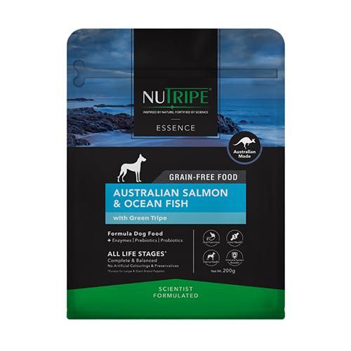 【NUTRIPE】ニュートライプ　ドライフード　ドッグ　オーストラリアンサーモン&フィッシュ　withグリーントライプ　＜全6サイズ＞