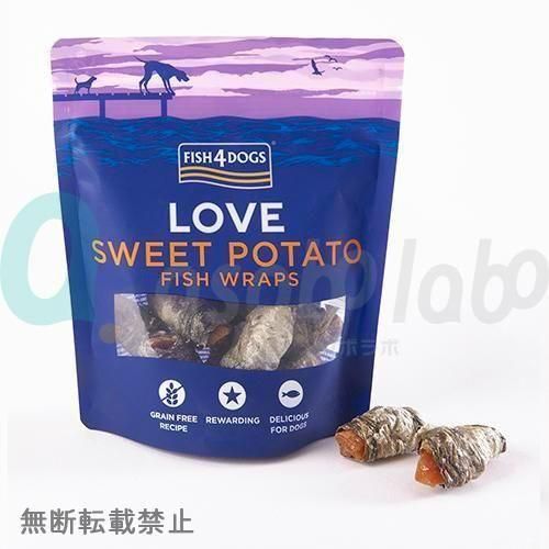 【FISH4DOGS】フィッシュフォードッグ スイートポテトラップ　100g