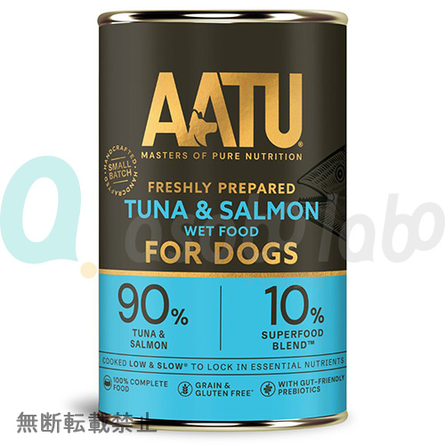 【AATU】アートゥー ツナ&サーモン（ドッグ ウェットフード 総合栄養食）400g