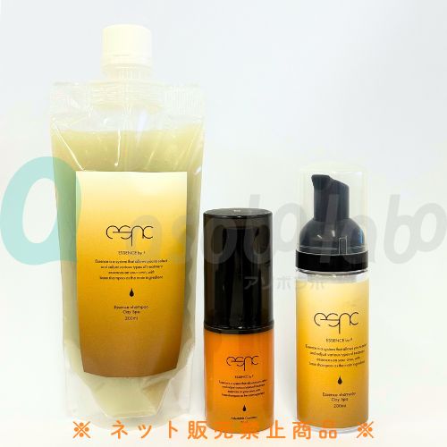 【ESSENCE】エッセンスシャンプー　クレイスパ 6モイストメモリー　希釈ポンプセット