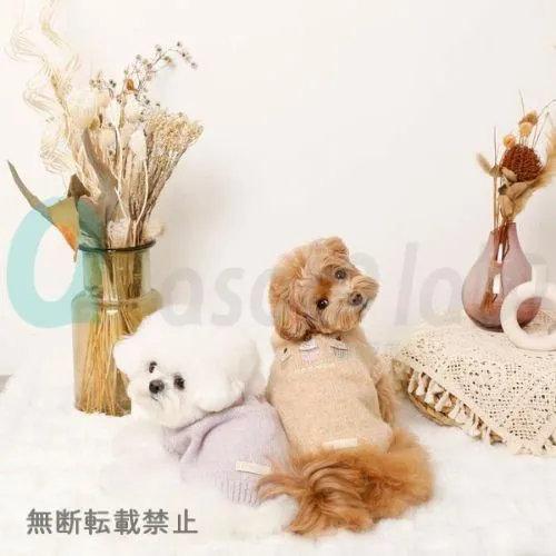 【moncheri】モンシェリ　カップケーキ刺繍ニットベストトップス