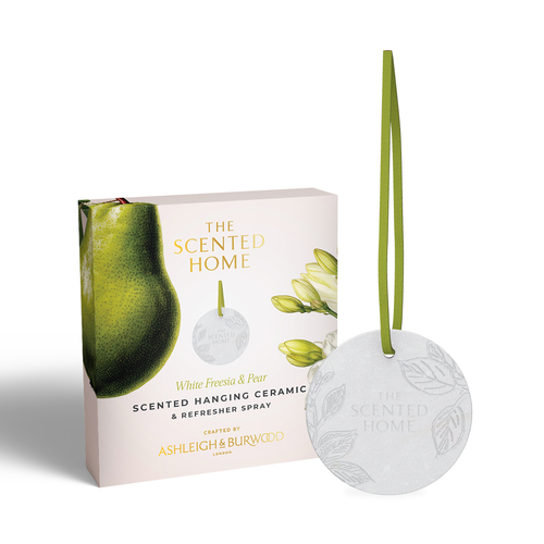 【Ashleigh&Burwood】アシュレイアンドバーウッド　セラミックサシェ　ホワイトフリージア＆ペアー