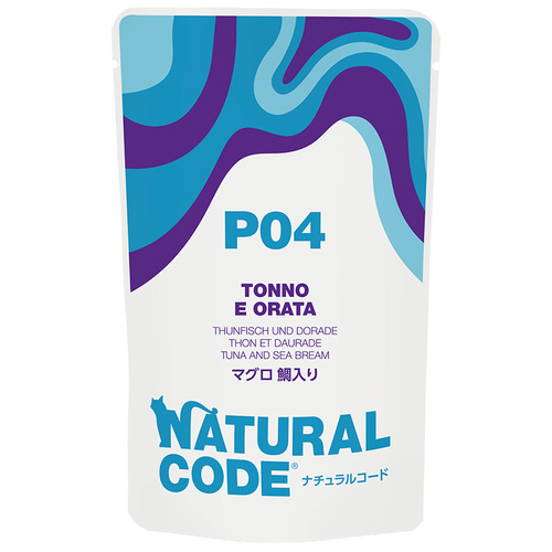 【NATURAL CODE】ナチュラルコード　NCP4　マグロ　鯛入りパウチタイプ