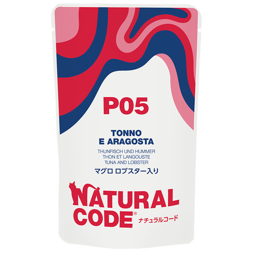 【NATURAL CODE】ナチュラルコード　NCP5　マグロ　ロブスター入りパウチタイプ