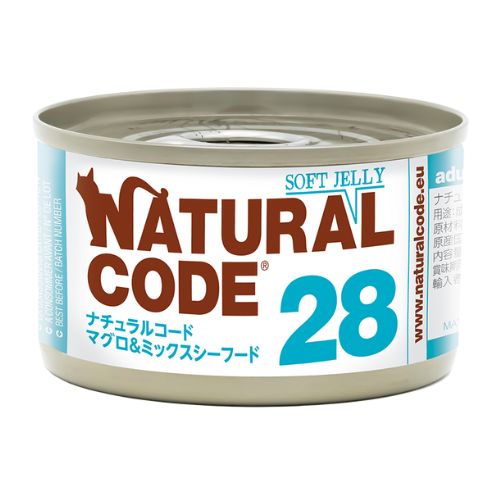 【NATURAL CODE】ナチュラルコード　NC28　マグロ＆ミックスシーフード　ソフトジェリータイプ