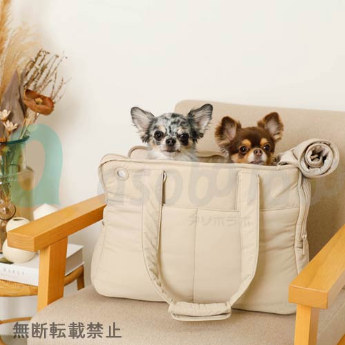 【moncheri】モンシェリ　軽量撥水ペットトートバッグ　＜全2色＞