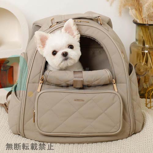 【moncheri】モンシェリ　撥水ドームキルティングリュック