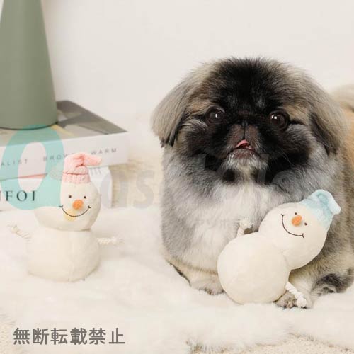 【moncheri】モンシェリ　デンタルロープミニスノーマンぬいぐるみセット