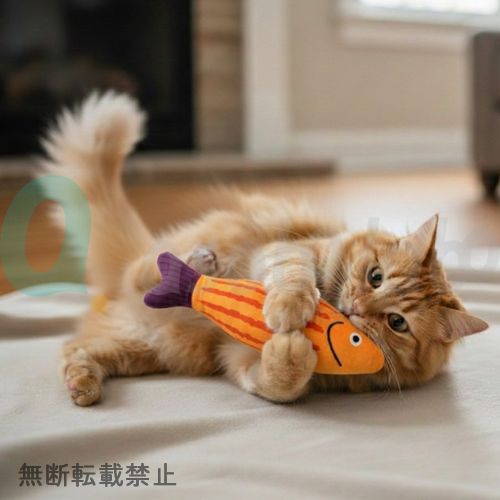 【Hi DREAM】　CATNIP FISH TOY キャットニップ 猫用おもちゃ