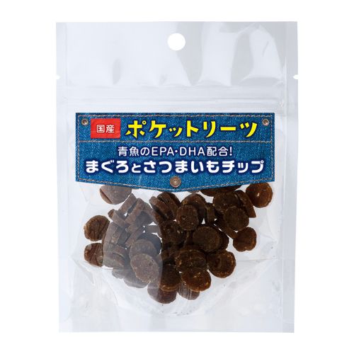 【貝沼産業】　ポケットリーツ　まぐろとさつまいもチップ
