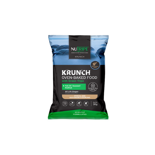 【NUTRIPE】ニュートライプ　キャット　クランチ　オーブンベークド　チキン&ビーフwithグリーントライプ