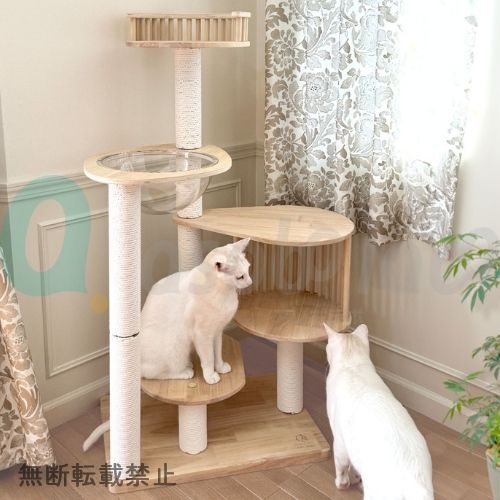 ONEKOSAMA OINUSAMA　木製キャットタワー CRUISE