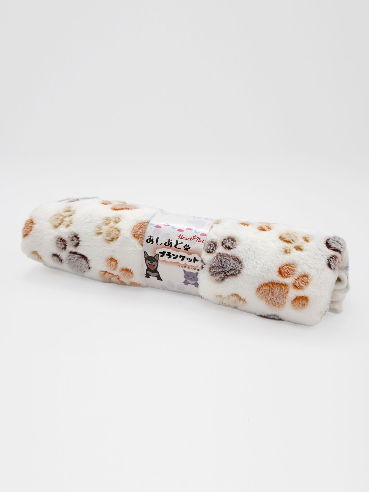 あしあとブランケット ベージュ