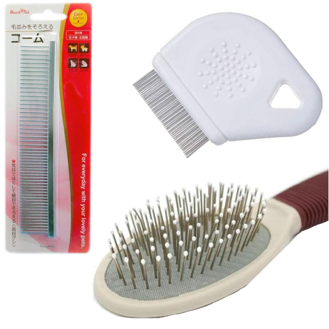 ハートネット ノミ取りコーム/コーム/ピンブラシ（長毛用）
