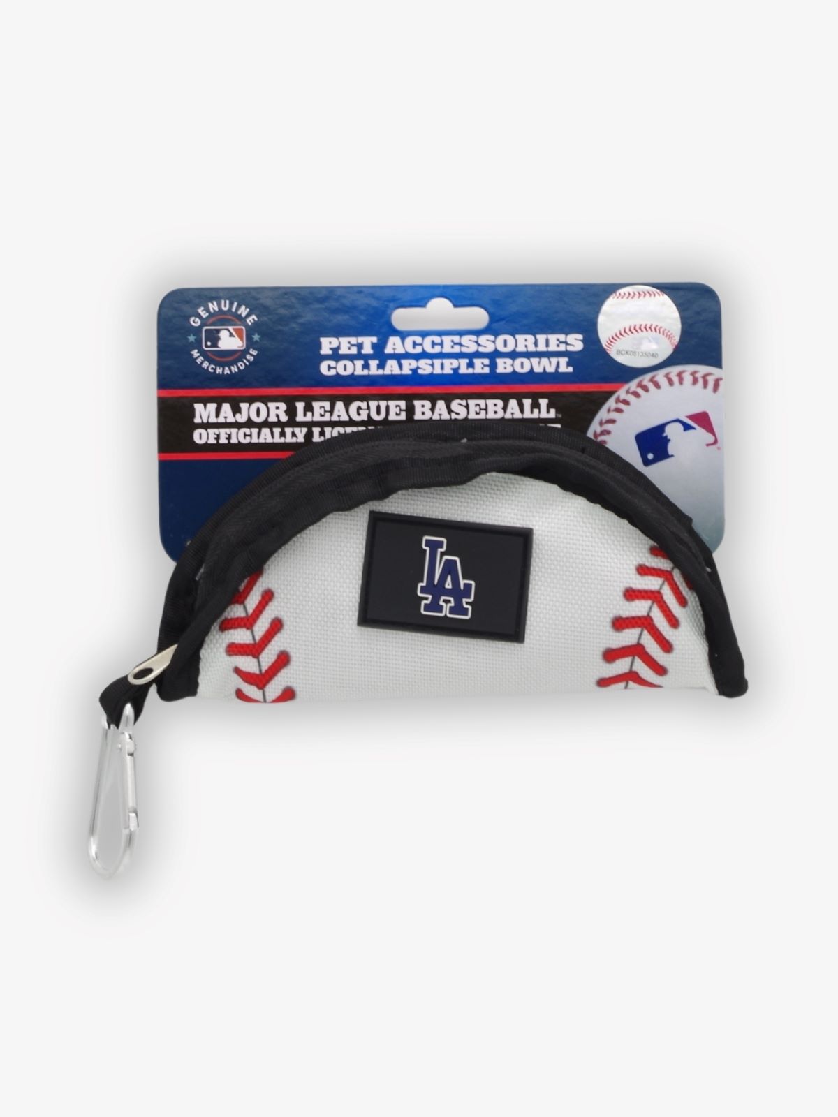 犬用 MLB公式ロサンゼルスドジャース 折りたたみペットボウル ※EC販売不可※