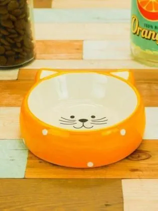 TOUボウルキャットフェイス イエロー