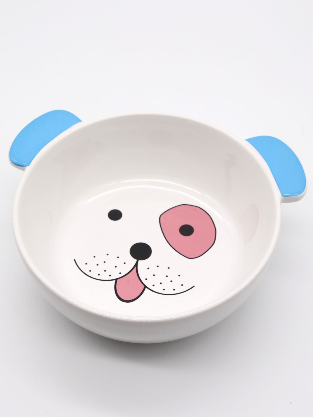 Dogフェイス浅皿タイプ ブルー