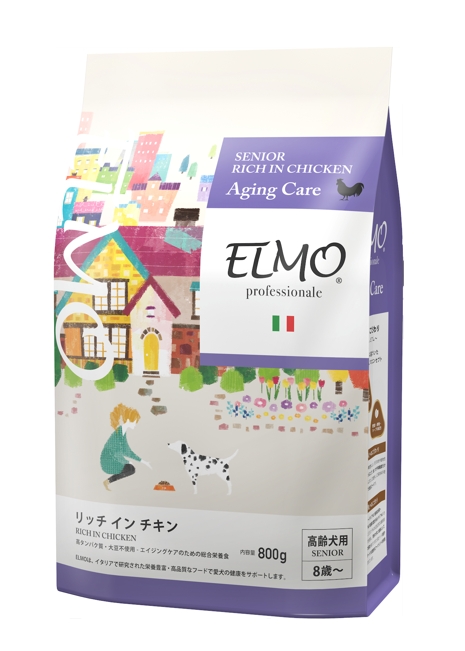 【高齢犬用 ドッグフード】ELMO/エルモ プロフェッショナーレ リッチ イン チキン 800g