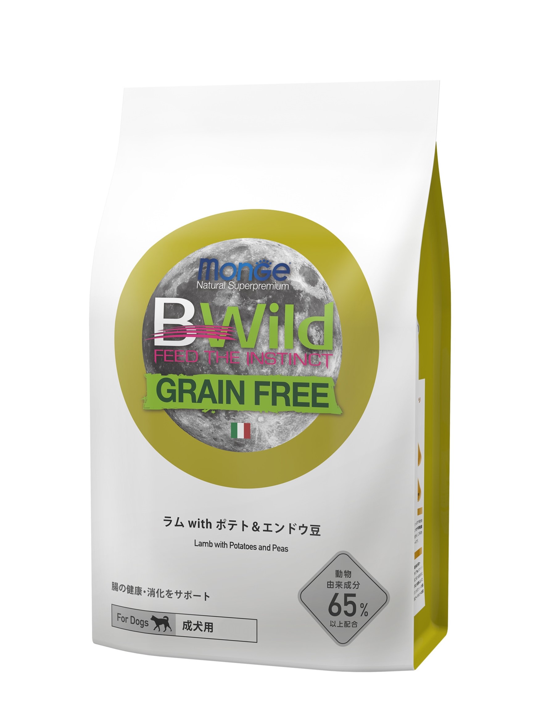 Bwild/ビーワイルド ラムwithポテト＆エンドウ豆(グレインフリー) 3kg(犬)