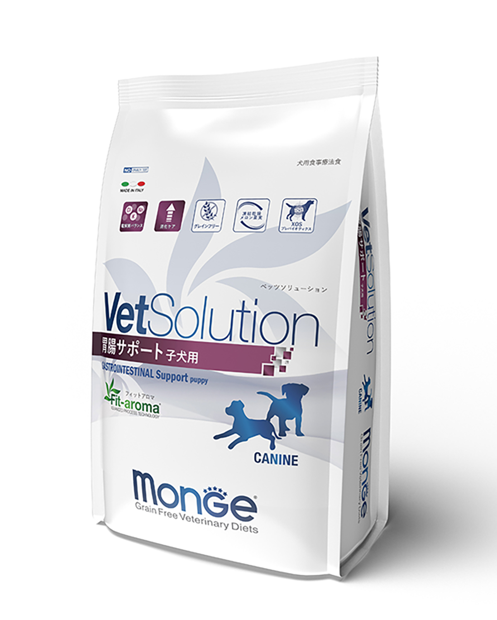 【monge】【犬用食事療法食】VetSolution/ベッツソリューション 胃腸サポート子犬用 800g