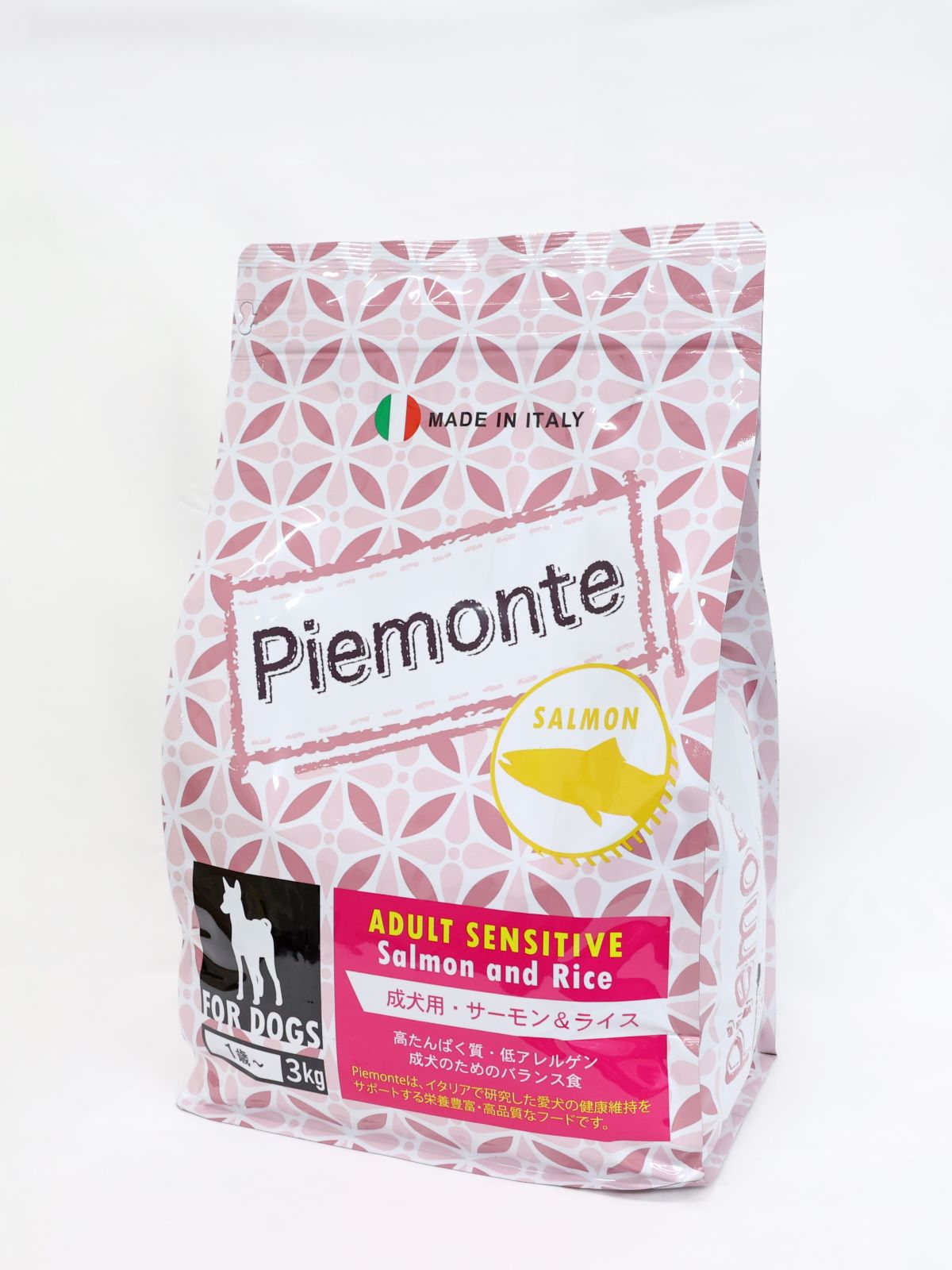 PIEMONTE/ピエモンテ アダルトセンシティブ サーモン&ライス 3kg(犬)