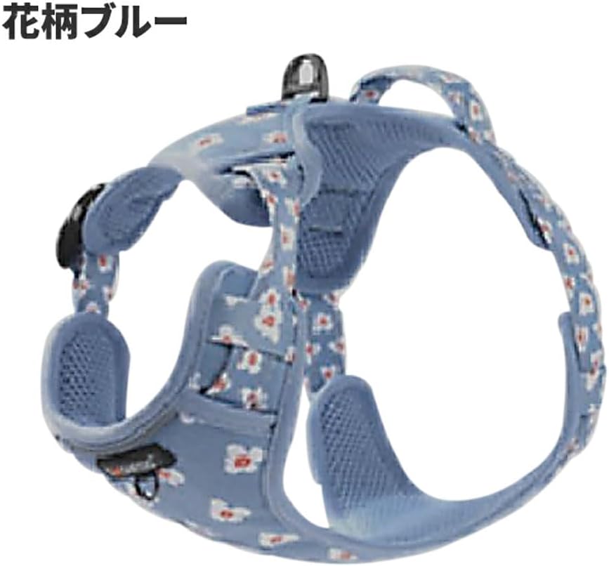 犬用ハーネス M/L 花柄/アルファベット | 高品質なドッグフード